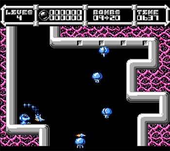 Pantallazo del juego online Cybernoid The Fighting Machine (NES)