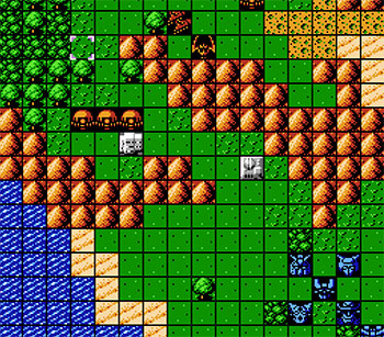 Pantallazo del juego online Dai-2-ji Super Robot Taisen (NES)