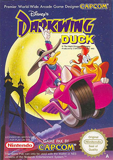Carátula del juego Disney's Darkwing Duck (Nes)