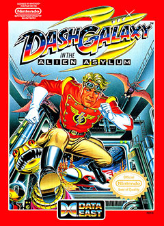 Carátula del juego Dash Galaxy in the Alien Asylum (NES)