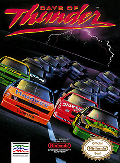 Carátula del juego Days of Thunder (NES)