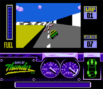 Pantallazo del juego online Days of Thunder (NES)