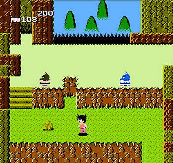 Pantallazo del juego online Dragon Ball Le Secret du Dragon (NES)