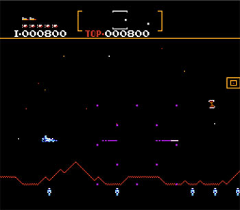 Pantallazo del juego online Defender II (NES)