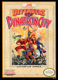 Carátula del juego Defenders of Dynatron City (NES)