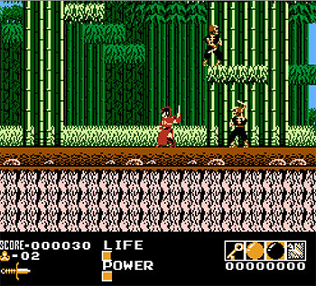 Pantallazo del juego online Demon Sword (NES)
