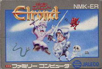 Carátula del juego Densetsu no Kishi Elrond (NES)