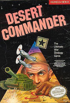 Carátula del juego Desert Commander (NES)