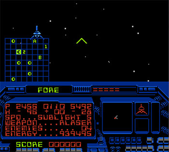 Pantallazo del juego online Destination Earthstar (NES)