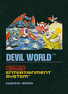 Carátula del juego Devil World (Nes)