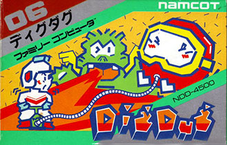 Carátula del juego Dig Dug (NES)