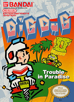 Juego online Dig Dug II: Trouble in Paradise (NES)