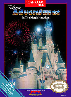 Carátula del juego Disney Adventures in the Magic Kingdom (NES)