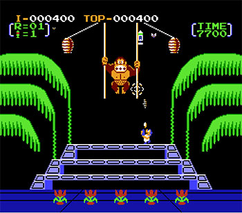 Pantallazo del juego online Donkey Kong 3 (NES)