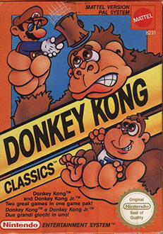 Carátula del juego Donkey Kong Classics (NES)