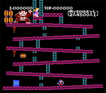Pantallazo del juego online Donkey Kong Classics (NES)