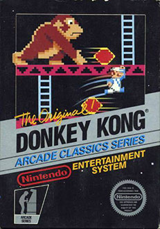 Carátula del juego Donkey Kong (NES)