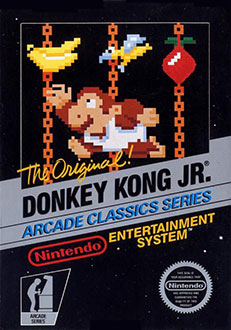 Carátula del juego Donkey Kong Jr. (NES)