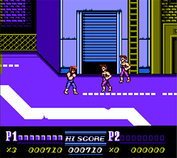 Pantallazo del juego online Double Dragon II The Revenge (NES)