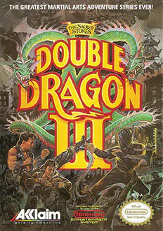 Portada de la descarga de Double Dragon III: The Sacred Stones