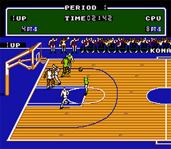 Pantallazo del juego online Double Dribble (NES)