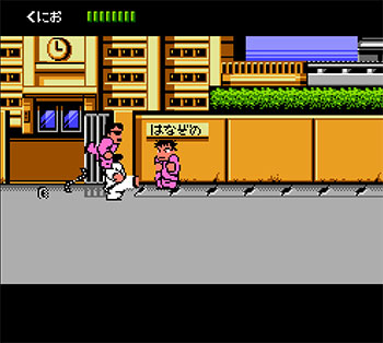Pantallazo del juego online Downtown Nekketsu Monogatari (NES)