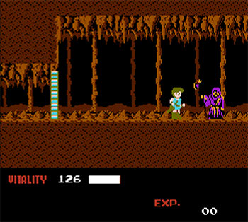 Pantallazo del juego online Dragon Buster (NES)