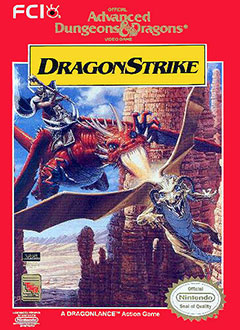 Carátula del juego Advanced Dungeons & Dragons DragonStrike (NES)