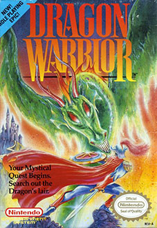 Carátula del juego Dragon Warrior (NES)