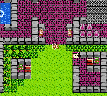 Pantallazo del juego online Dragon Warrior II (NES)