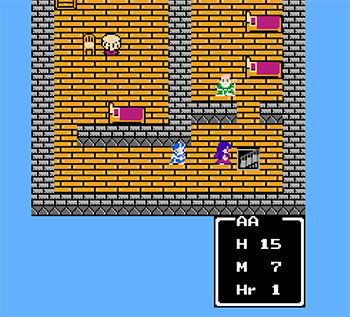 Pantallazo del juego online Dragon Warrior III (NES)