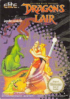 Carátula del juego Dragon's Lair (NES)