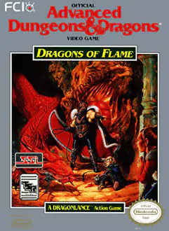 Portada de la descarga de Advanced Dungeons & Dragons: Dragons of Flame