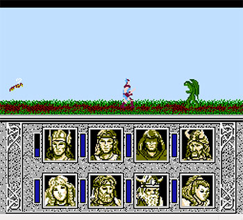 Pantallazo del juego online Advanced Dungeons & Dragons Dragons of Flame (NES)