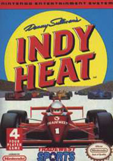 Carátula del juego Danny Sullivan's Indy Heat (NES)