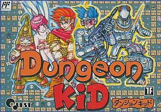 Carátula del juego Dungeon Kid (NES)