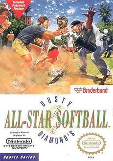 Juego online Dusty Diamond's All-Star Softball (NES)