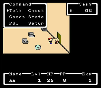 Pantallazo del juego online Earthbound (NES)