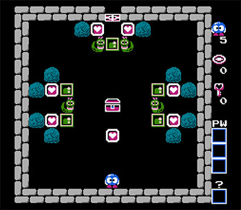 Pantallazo del juego online Eggerland he no Tabitachi (NES)