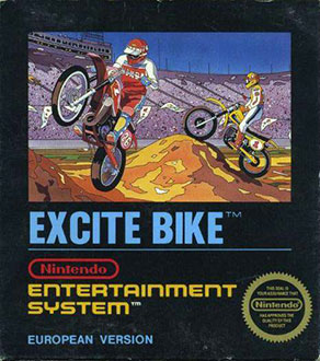 Carátula del juego Excitebike (Nes)