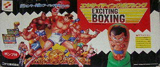 Carátula del juego Exciting Boxing (NES)