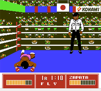 Pantallazo del juego online Exciting Boxing (NES)