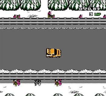 Pantallazo del juego online Exciting Rally World Rally Championship (NES)