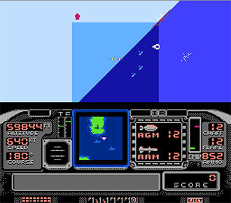 Pantallazo del juego online F-117A Stealth Fighter (NES)