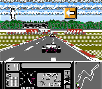 Pantallazo del juego online F-1 Sensation (NES)