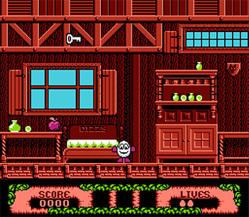 Pantallazo del juego online The Fantastic Adventures of Dizzy (NES)