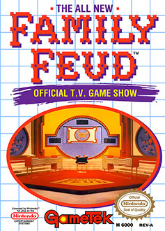 Carátula del juego Family Feud (NES)