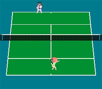 Pantallazo del juego online Family Tennis (NES)