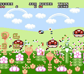 Pantallazo del juego online Fantasy Zone II Opa-Opa no Namida (NES)