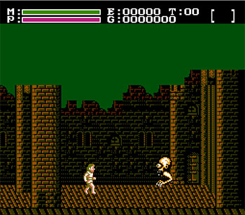 Pantallazo del juego online Faxanadu (NES)